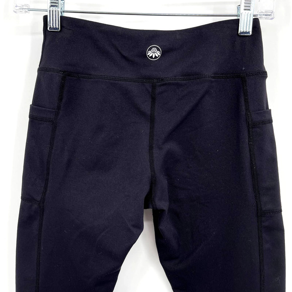 Senita Athletics Fierce Pant Mesh Cutout Legging Black Size XS Sheer Mesh Panels - Picture 9 of 12